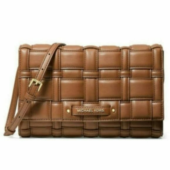 Michael Kors Bags Michael Kors Ivy Large Woven Crossbody Bag